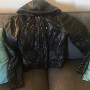 Pleather jacket